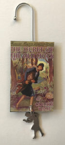 Nancy Drew Book Cover Old Clock Pin or Ornament