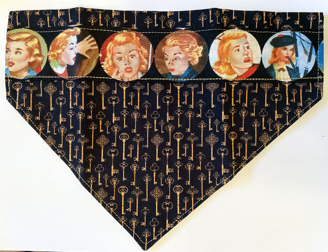 Nancy Drew Large Fabric Pet Bandana