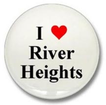 I Love River Heights Nancy Drew Button
