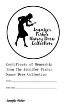 Load image into Gallery viewer, Vintage Nancy Drew Twin Thriller Book Club Ski Jump Velvet Mask