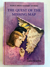 Load image into Gallery viewer, Vintage Nancy Drew Book Quest of the Missing Map