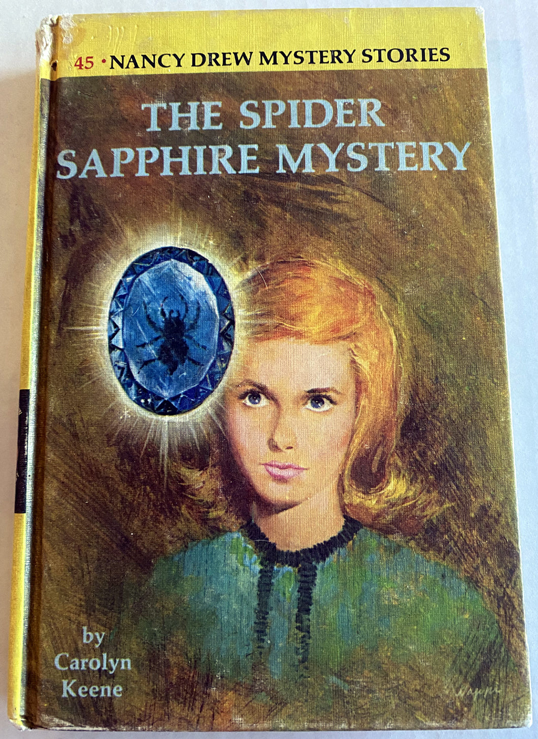 Vintage Nancy Drew Book The Spider Sapphire Mystery