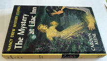 Load image into Gallery viewer, Vintage Nancy Drew Book The Mystery at Lilac Inn