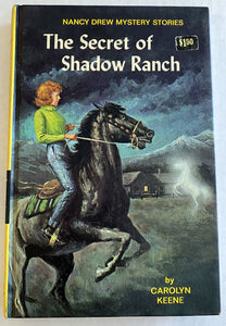 Vintage Nancy Drew Book The Secret of Shadow Ranch