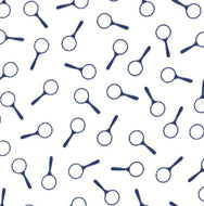 Nancy Drew Get a Clue Moda Fabric FQ White Magnifying Glasses
