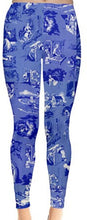 Load image into Gallery viewer, Nancy Drew Blue Book Endpapers Leggings