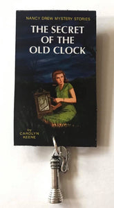 Nancy Drew Book Cover Old Clock  Pin or Ornament