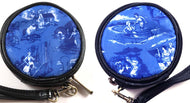 Nancy Drew Endpapers Round Case Wristlet