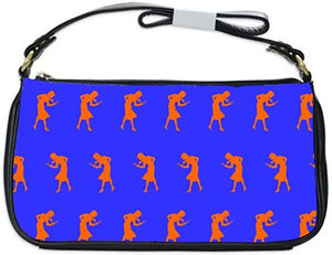 Nancy Drew Orange Silhouettes Clutch Bag
