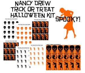 Nancy Drew Printable Halloween Trick or Treat Kit