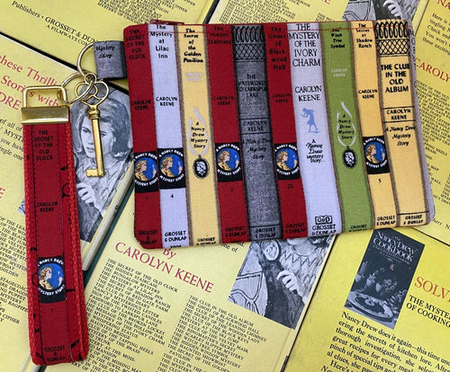Nancy Drew Fabric Large Coin Purse & Key Fob