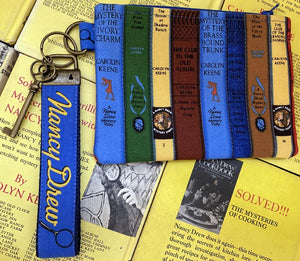 Nancy Drew Fabric Small Coin Purse & Key Fob