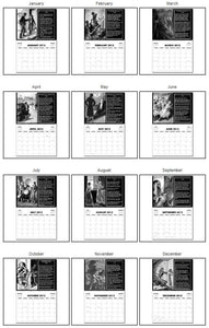 Nancy Drew Tandy Illustrations & Book Scenes 2024 Calendar